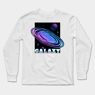 Gradient Galaxy Abstract Long Sleeve T-Shirt